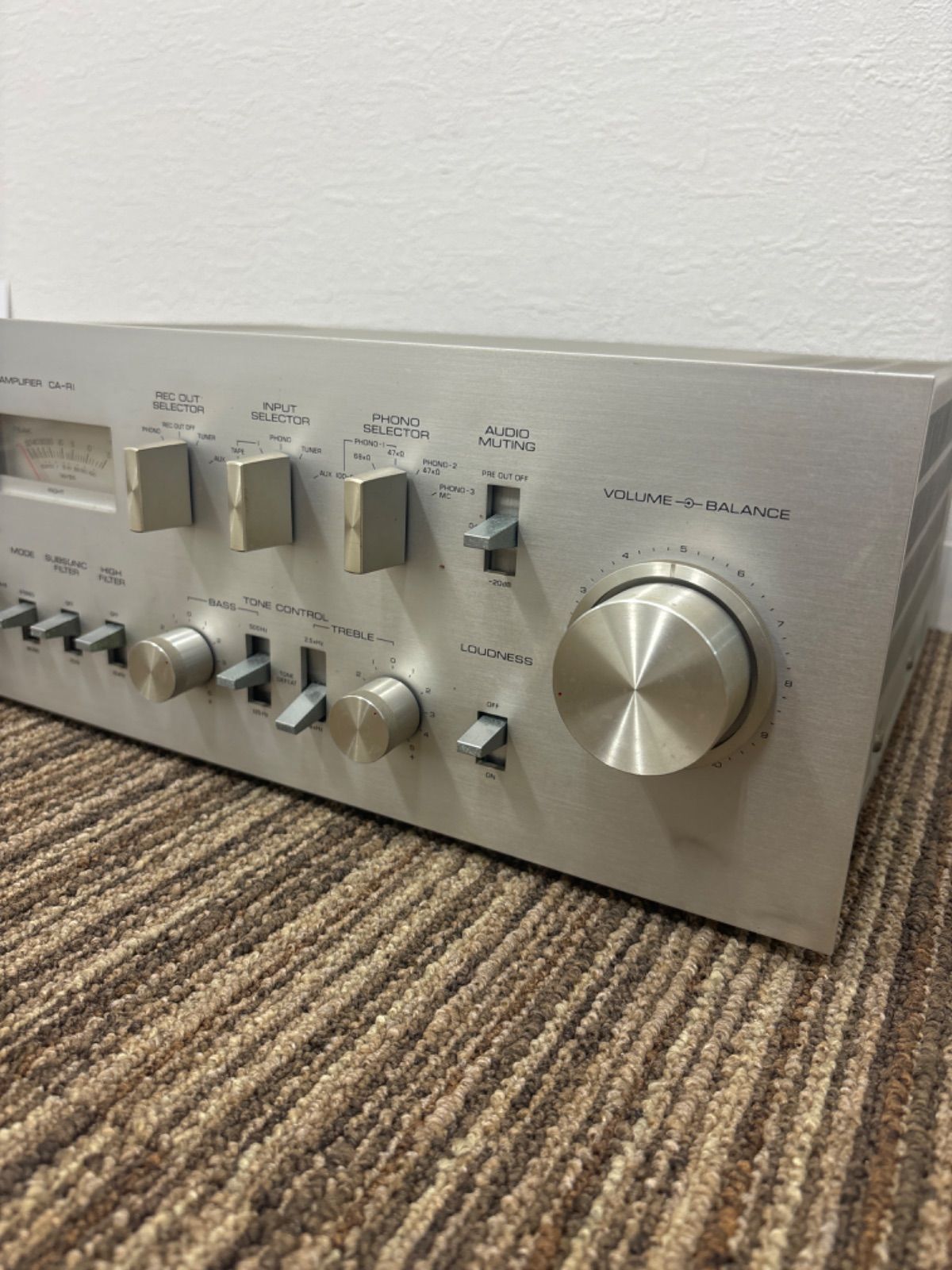 【希少】YAMAHA CA-RI プリメインアンプ YAMAHA ヤマハ プリメインアンプ CA-R1 | オーディオ機器 | 買取