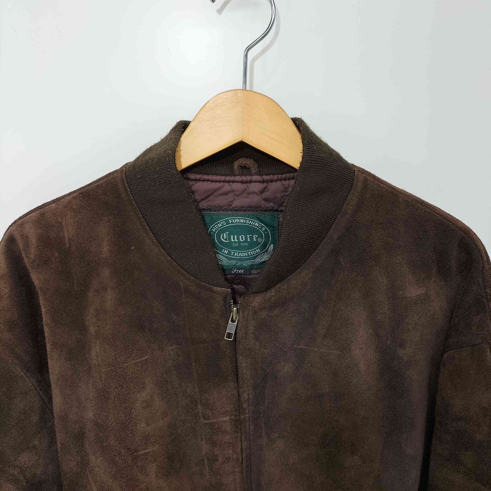 ブラックレザージャケット 本革 牛革 Firsthand Big Cowleather Jacket 