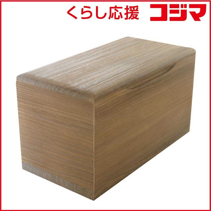 【 新品 未開封 】 留河 米びつ 桐製 5kg 焼桐 264421 未使用 送料無料