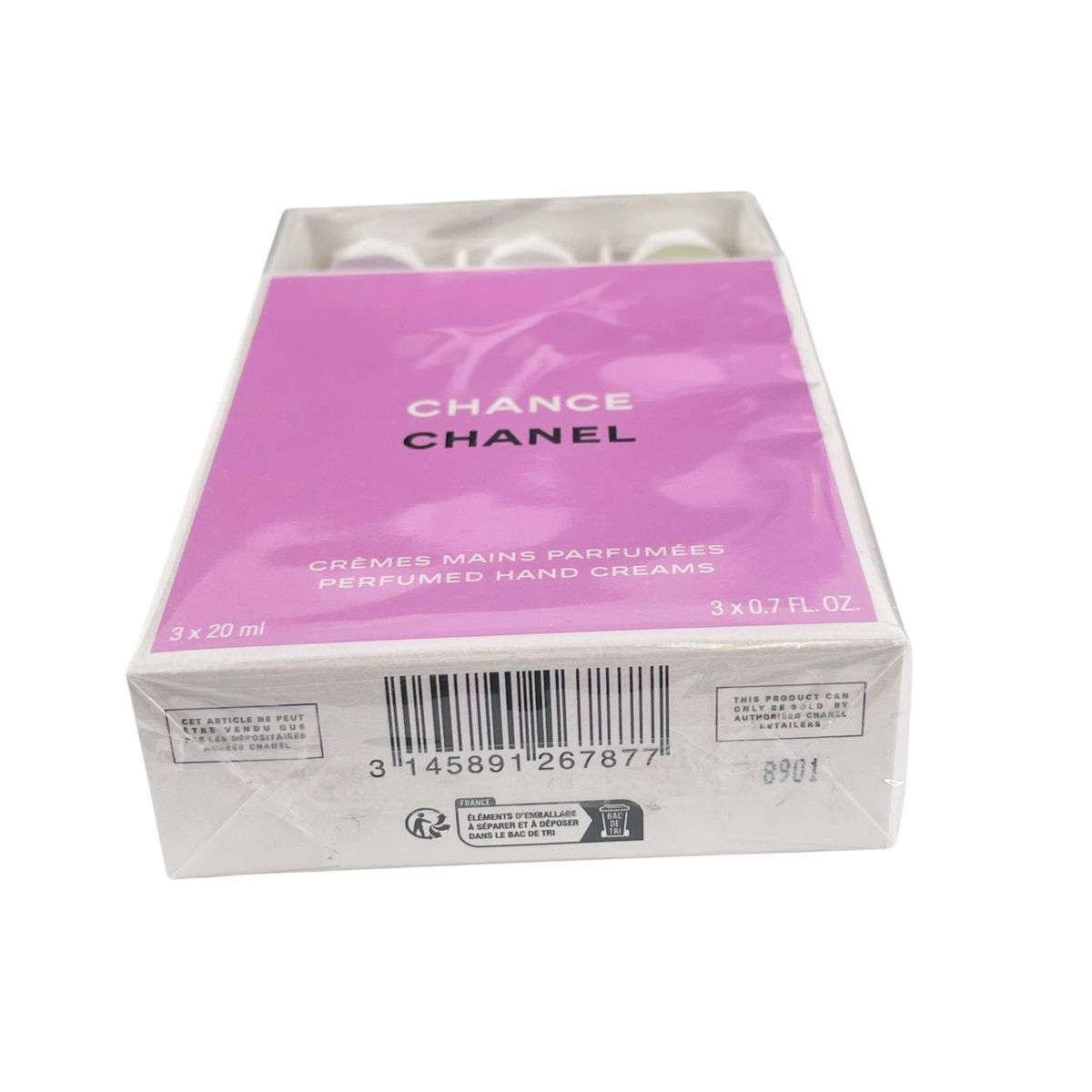 中古】 CHANEL シャネル チャンスクレームマン ハンド クリーム 3本