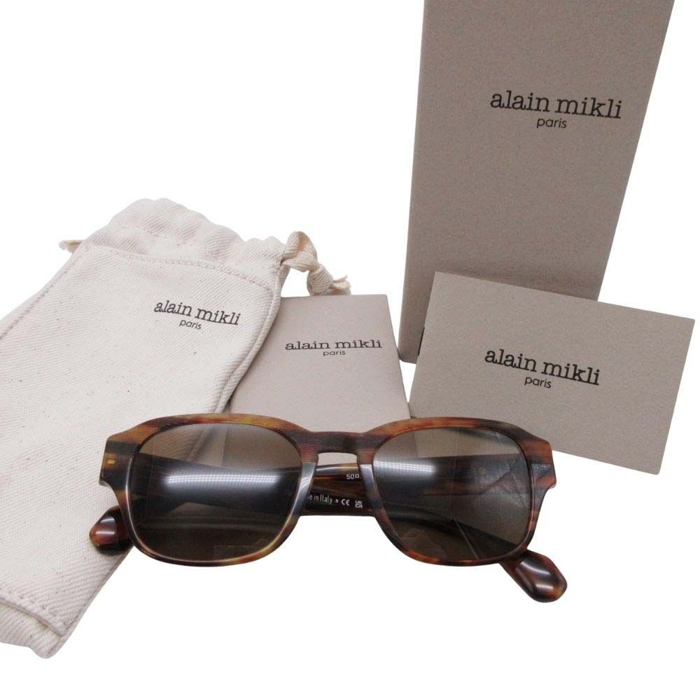 未使用 alain mikli アランミクリ スぺックル ハバナ サングラス アイ  