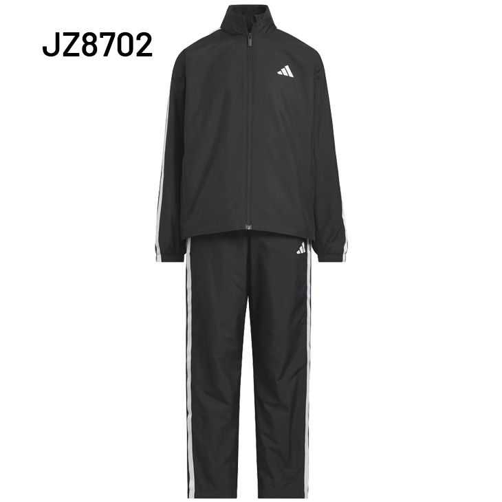【人気急上昇】 アディダス ウインドブレーカー 上下 キッズ ジュニア adidas U MH 3S ウーブン トラックスーツ 裏起毛トリコット 130-160cm キッズウエア ジャケット ロングパンツ セットアップ 子ども スポーツウエア 上下組 |KO216 送料無料・30日間返品無料。