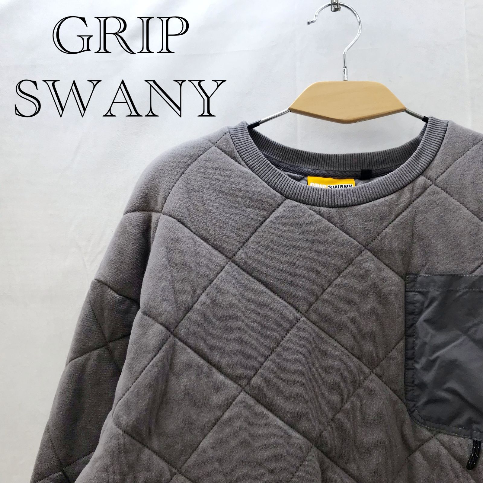 GRIP SWANNY グリップスワニー GEAR POCKET QUILT CREW グリップ