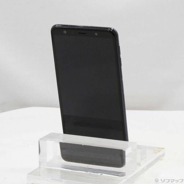 中古品〕 GALAXY A7 64GB ブラック SM-A750C 楽天 SIMフリー【368】