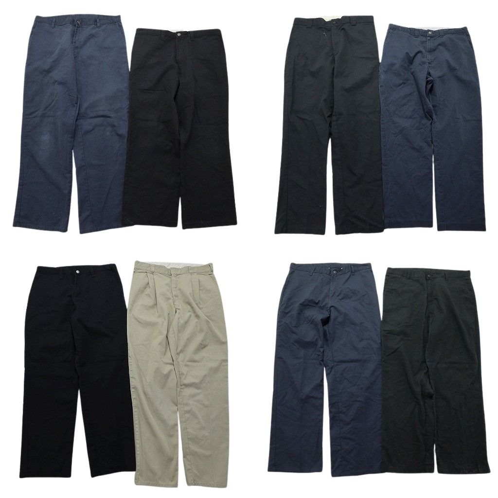 古着卸 まとめ売り ディッキーズ Dickies ペインター パンツ 8枚セット メンズ 36 |38 ワークパンツ スケールポケット 古着 NB9727