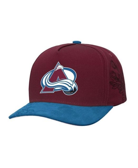 送料無料 ミッチェル-ネス レディース 帽子 アクセサリー Mitchell Ness Men s Burgundy|Blue Colorado Avalanche May Flowers Pro Crown Adjustable Hat Burgundy