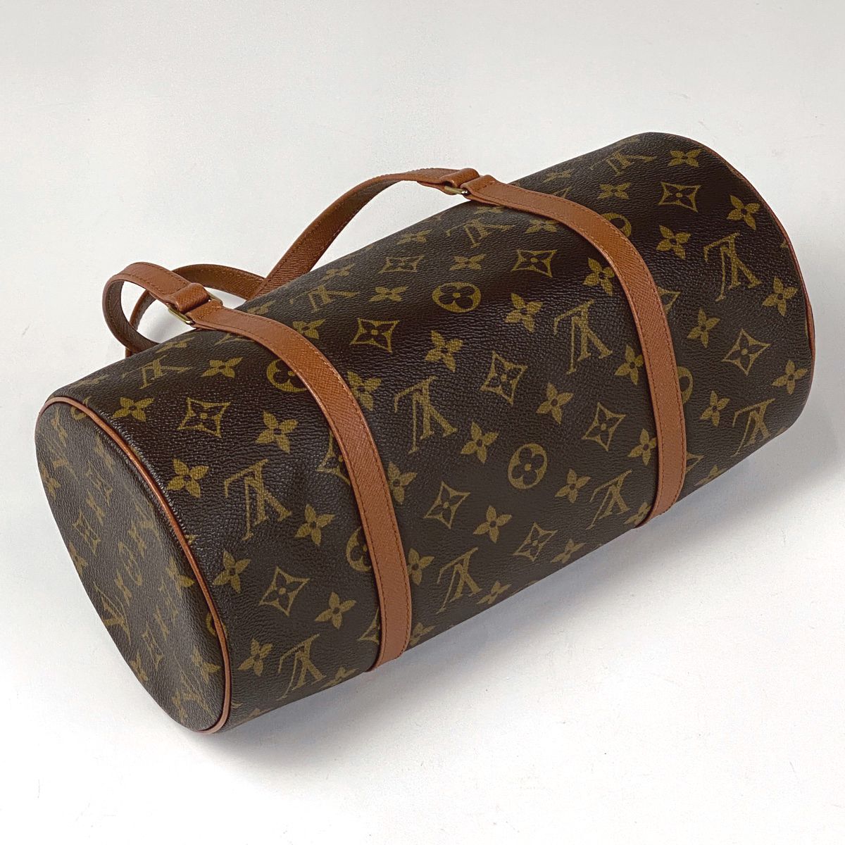 ルイ・ヴィトン Louis Vuitton パピヨン 30 バレルバッグ 筒型 旧旧型