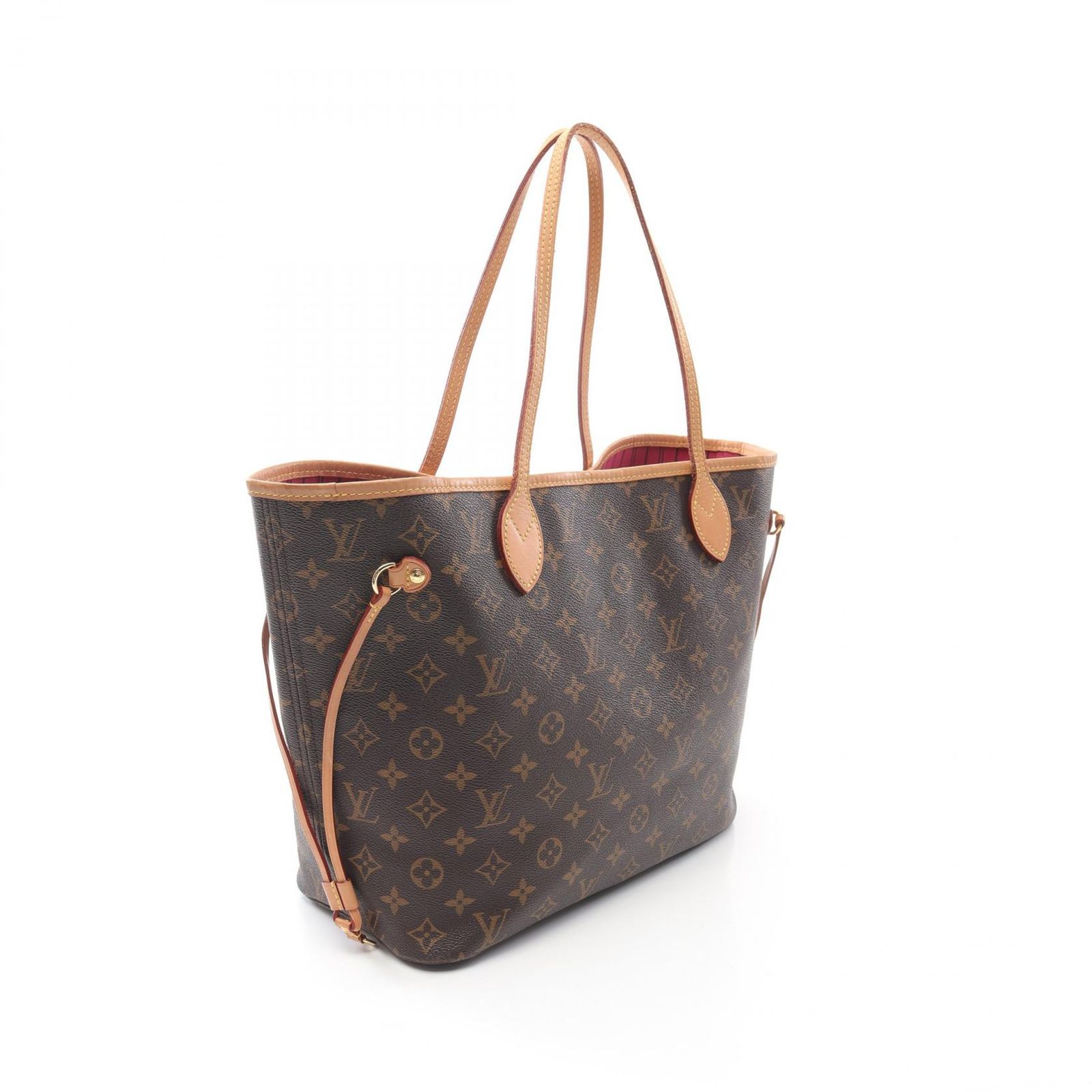ルイ ヴィトン LOUIS VUITTON トートバッグ ネヴァーフルMM M41178 ピヴォワンヌ PVCコーティングキャンバス レザー ネヴァーフルMM レディース Used A
