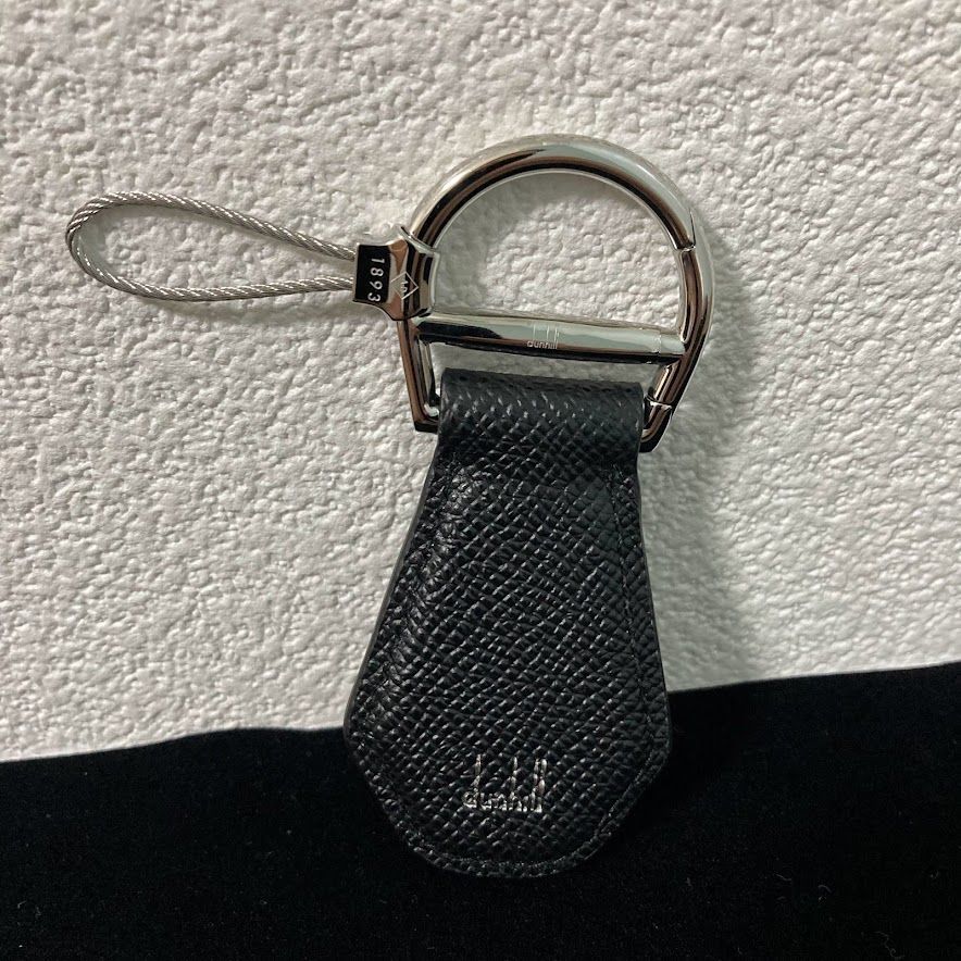 ダンヒル dunhill カドガン ファセット キーフォブ ネイビー キーリング ダンヒル dunhill キーリング キーホルダー メンズ CADOGAN カドガン