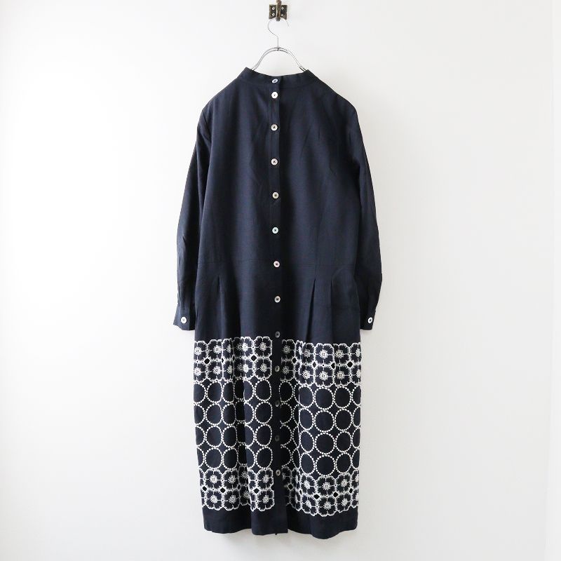 「専用」minaperhonen ワンピース　38 2023SS ミナペルホネン mina perhonen tambourine+anemone 刺繍