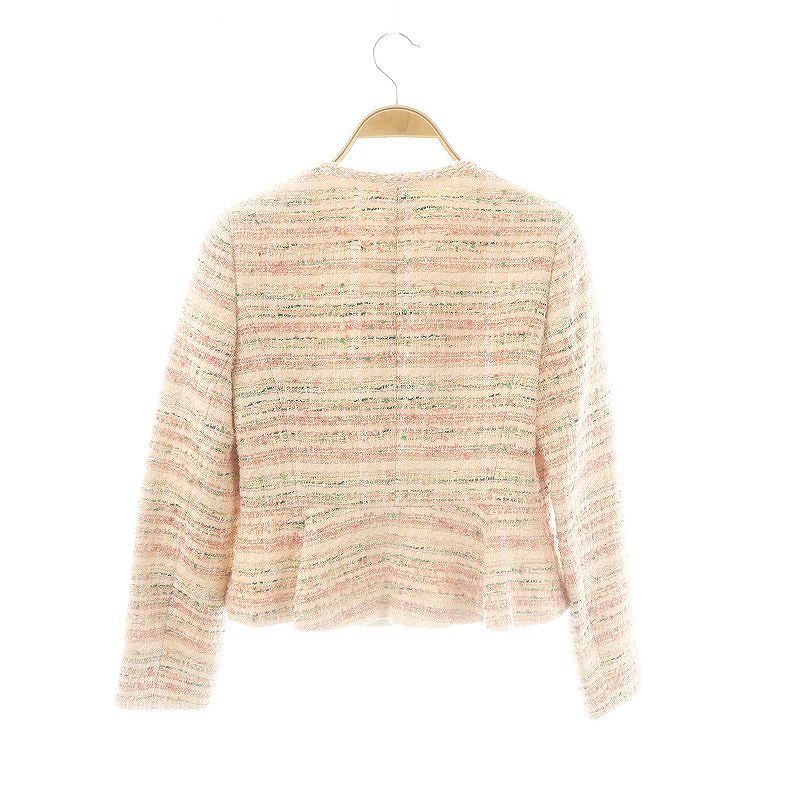 【定価8.2万円】ANAYI ファンシーツイードクルージャケット 38 新品 定価8.2万円】ANAYI ファンシーツイードクルージャケット 38