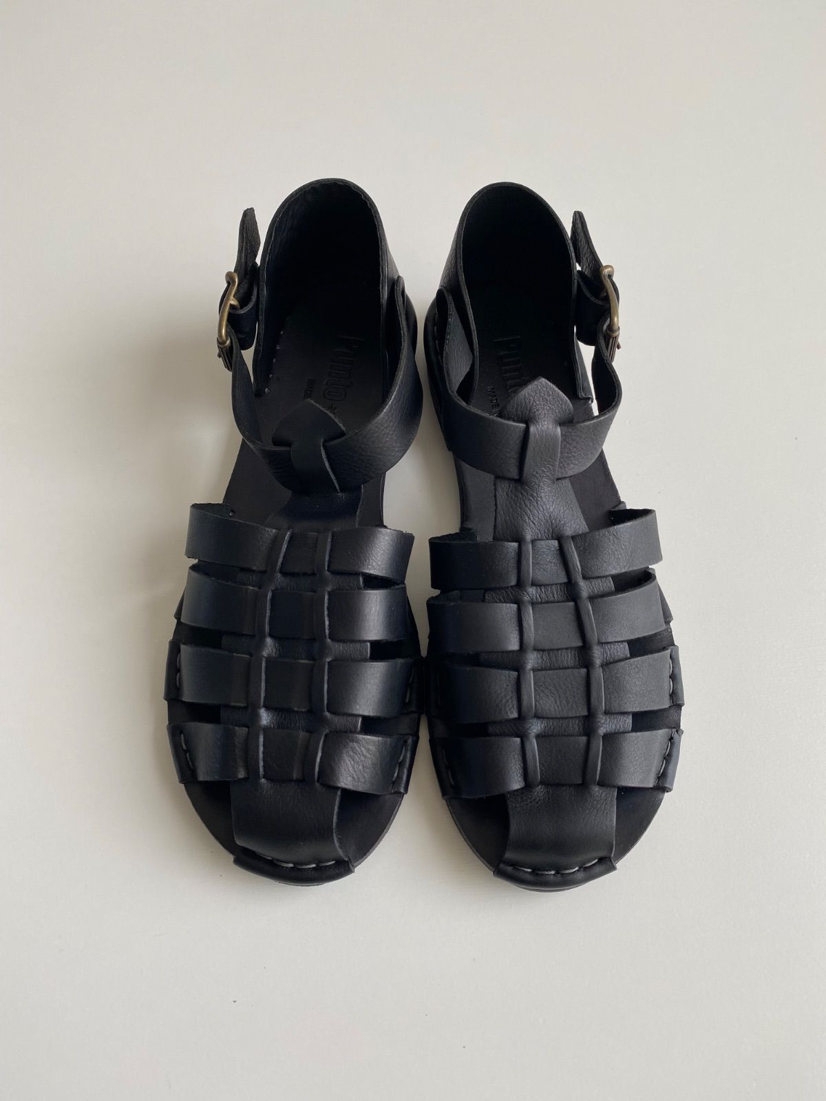 punto pigro メッシュサンダル NPP1812R ブラック39