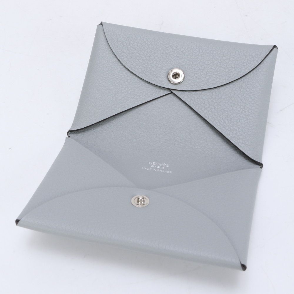 HERMES カルヴィデュオ エトゥープ レザー カードケース 【公式通販】