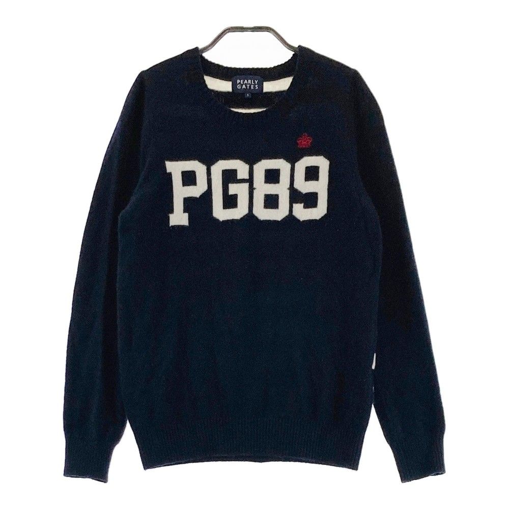 サイズ：1 PEARLY GATES パーリーゲイツ カシミヤ混 ニット