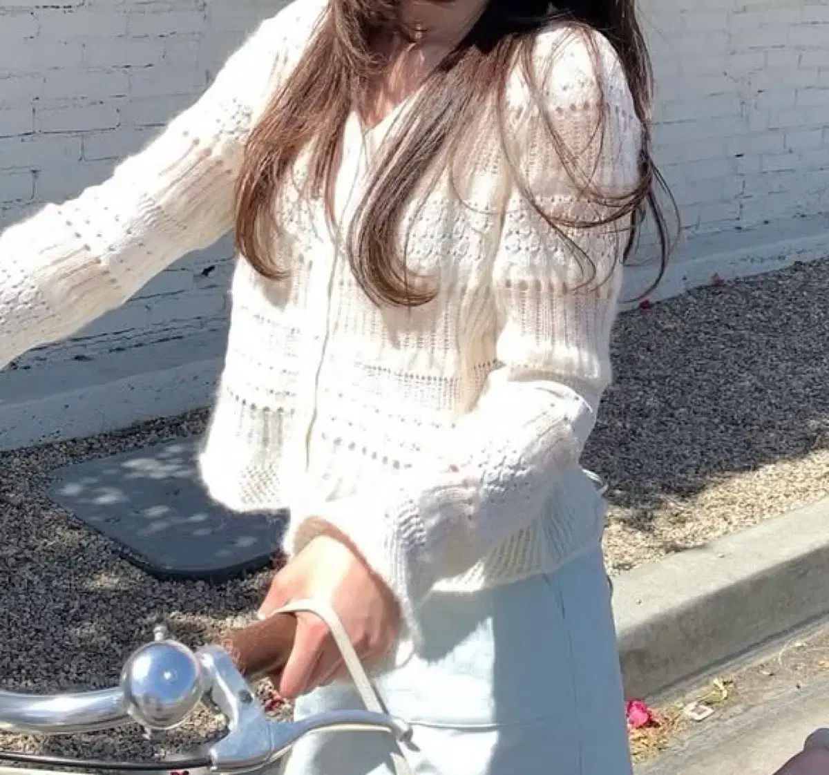 lazyshop かぎ針編みカーディガン