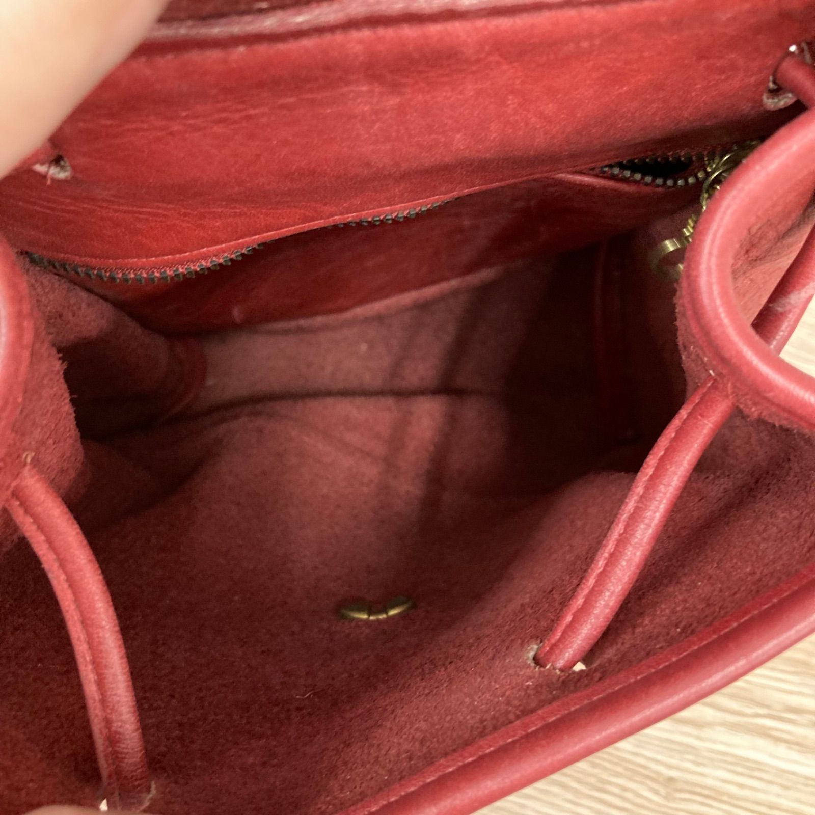 COACH オールドコーチ 9960 リュック レッド ボルドー バーガンディ