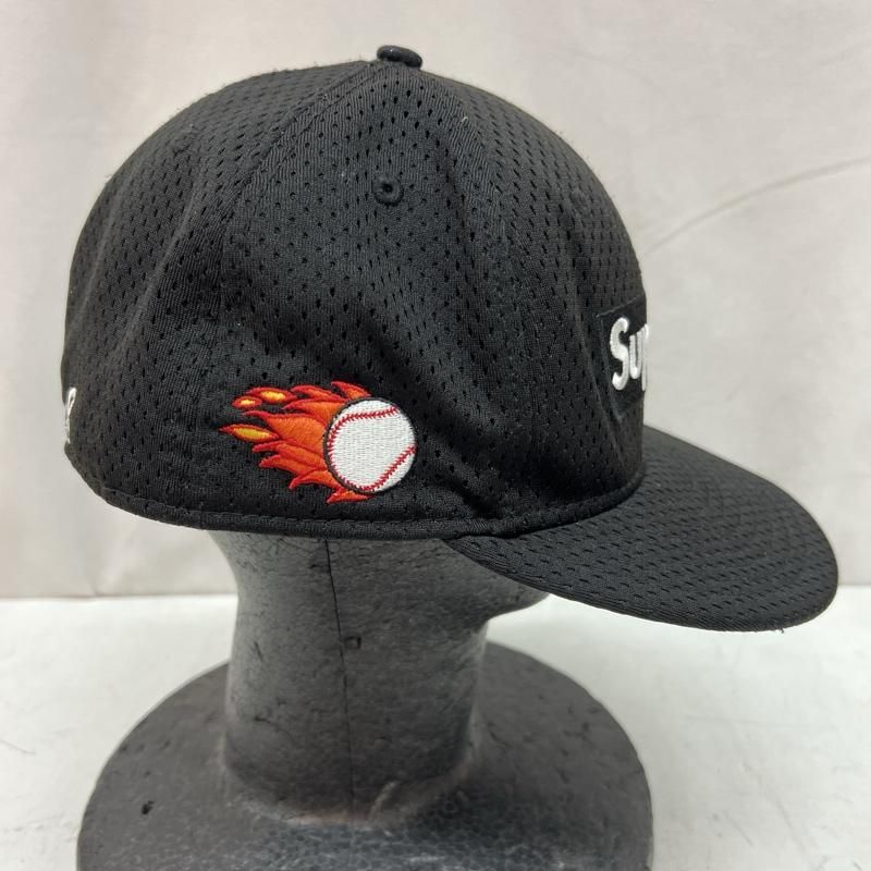 Supreme×NEWERA 59FIFTY キャップ 7 1/2 シュプリーム 18SS NEW ERA MESH BOX LOGO CAP ニューエラ