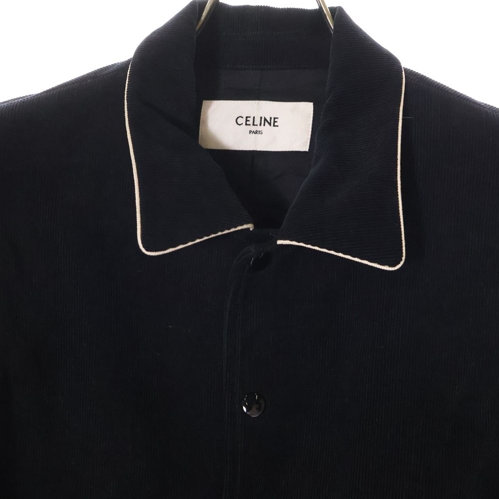20AW Celine コーデュロイ テーラードジャケット 46 ブラック 20AW Celine コーデュロイ テーラードジャケット 46 ブラック