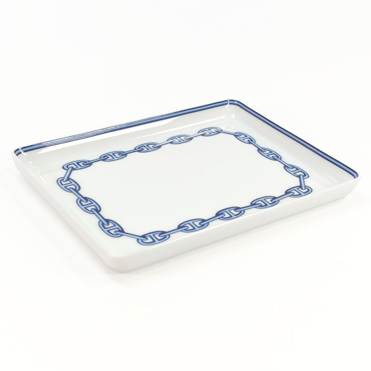 未使用】HERMES エルメス シェーヌダンクル プレート お皿 食器 トレイ