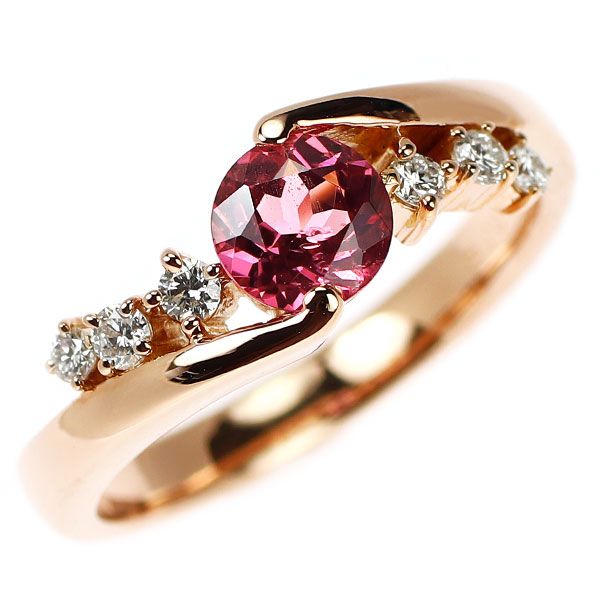 K18PG ピンクスピネル ダイヤモンド リング 0.68ct 0.15ct - メルカリ 