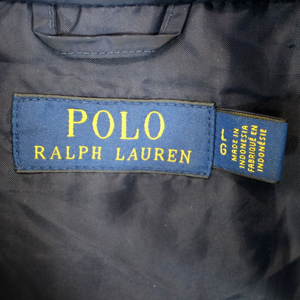 SALE/ RALPH LAUREN ラルフローレン キルティングベスト 刺繍 ワン