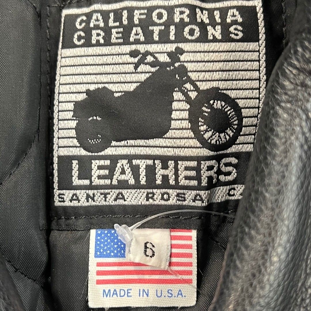 CALIFORNIA CREATIONS LEATHER レザーダブルライダース
