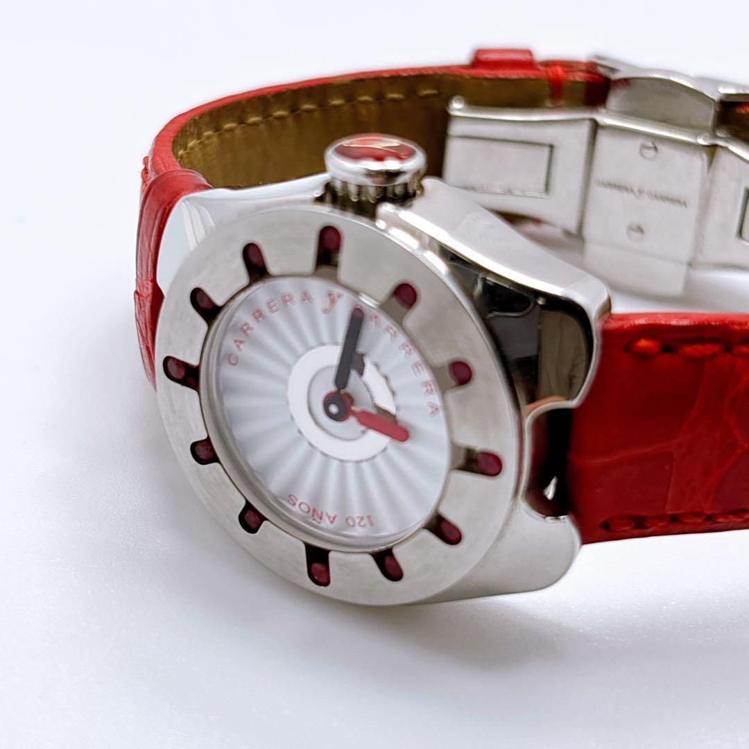 330 カレライカレラ　アバロン　ルビー　ラウンド　腕時計　限定 330 カレライカレラ アバロン ルビー ラウンド 腕時計 限定