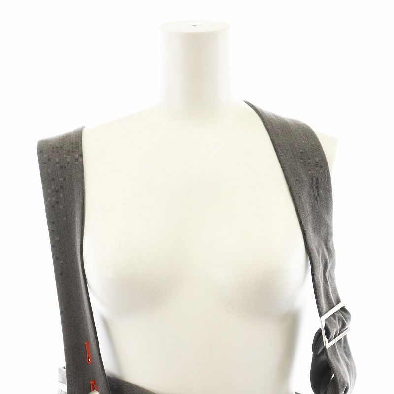 OMMO IRREGULAR PATTERN AIO サロペット F グレー 882410300701