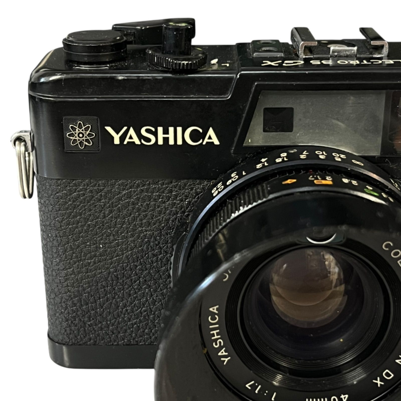 YASHICA ELECTRO 35 GX フィルムカメラ ケース付き　動作品 売り切れ YASHICA ELECTRO 35 GX LR44→HM-N電池変換アダプター