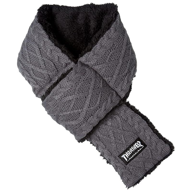 [スラッシャー] 保温 マフラー (ブランドロゴ) [ 21TH-K58 / BOX LOGO MUFF ] 防寒商品 C.GRY FR
