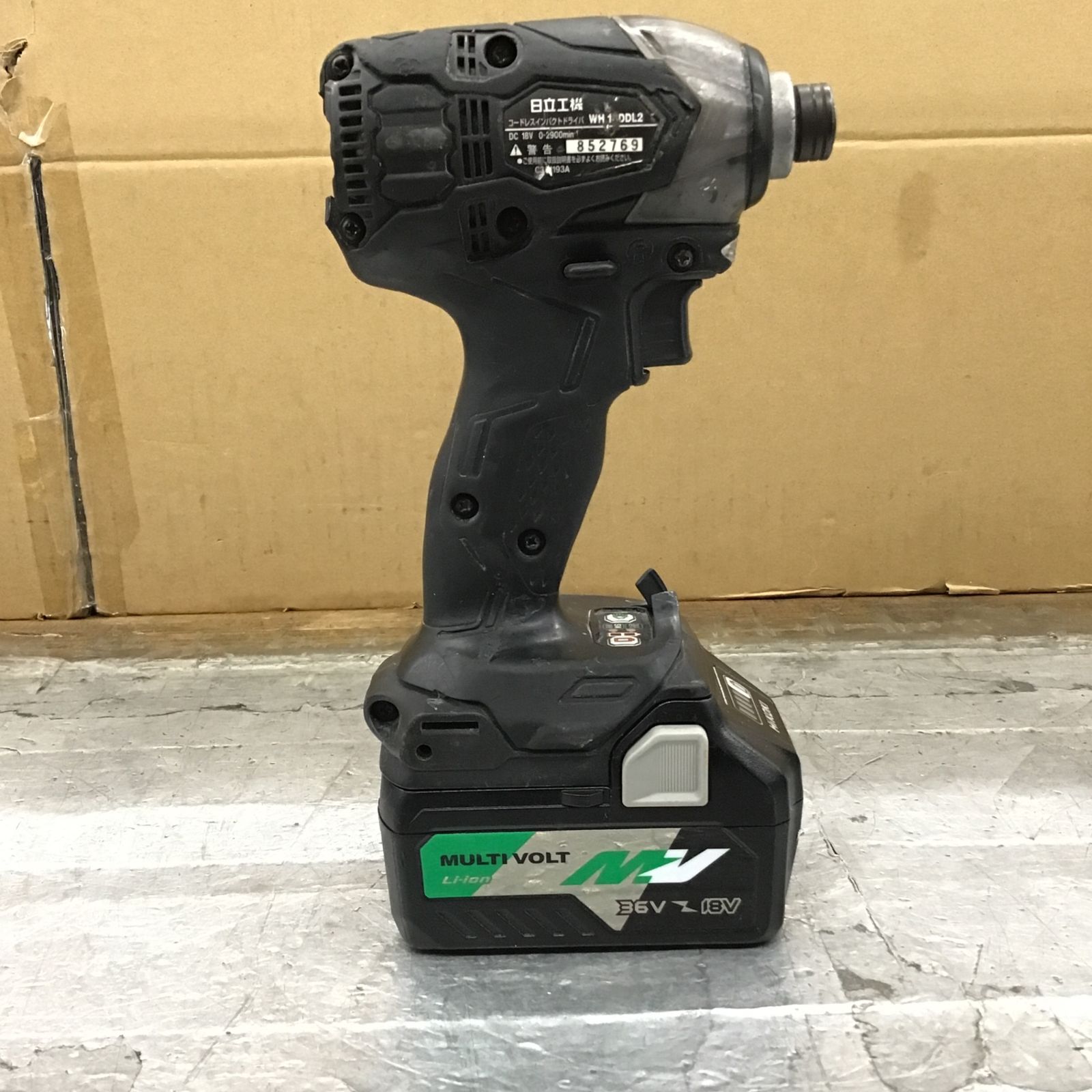 日立工機 HITACHI インパクトドライバー WH18DDL2 18V 〇 日立工機 HITACHI インパクトドライバー WH18DDL2 18V 〇