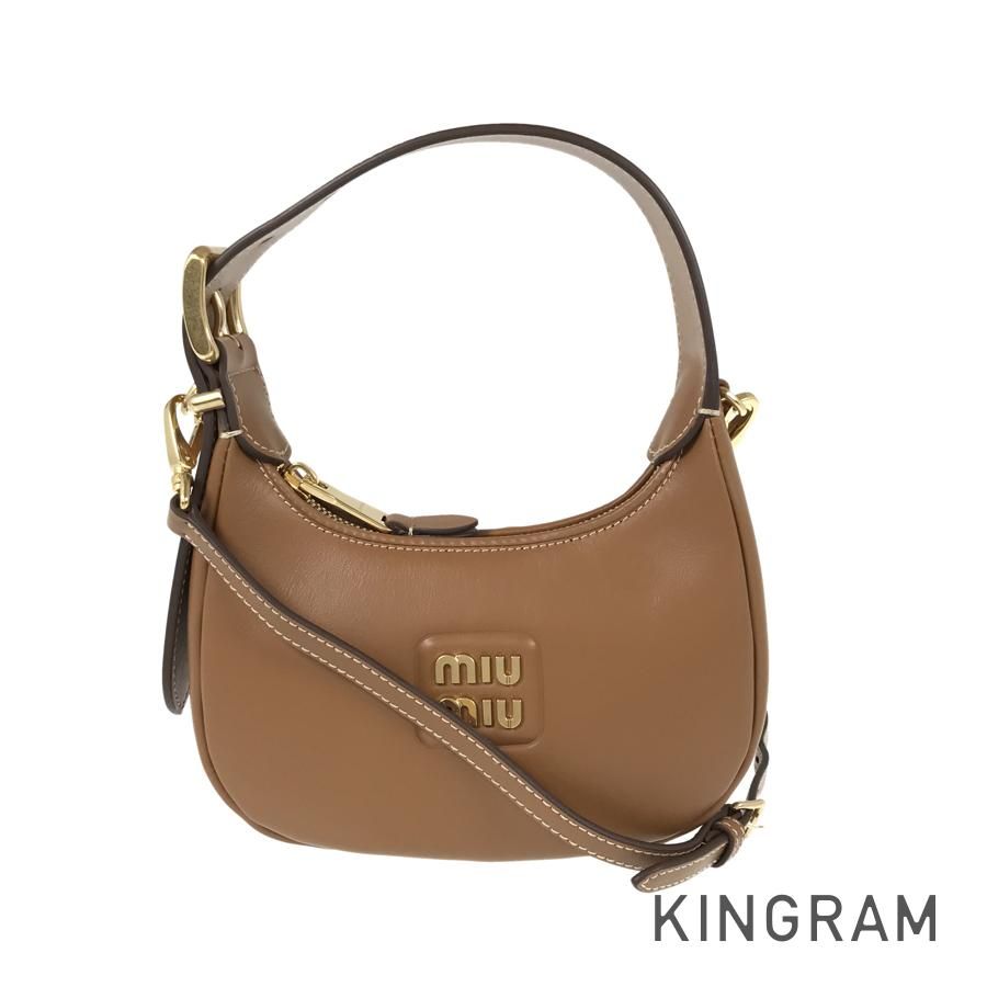 ミュウミュウ MIUMIU ホーボー 2WAY ショルダーバッグ 5BP084