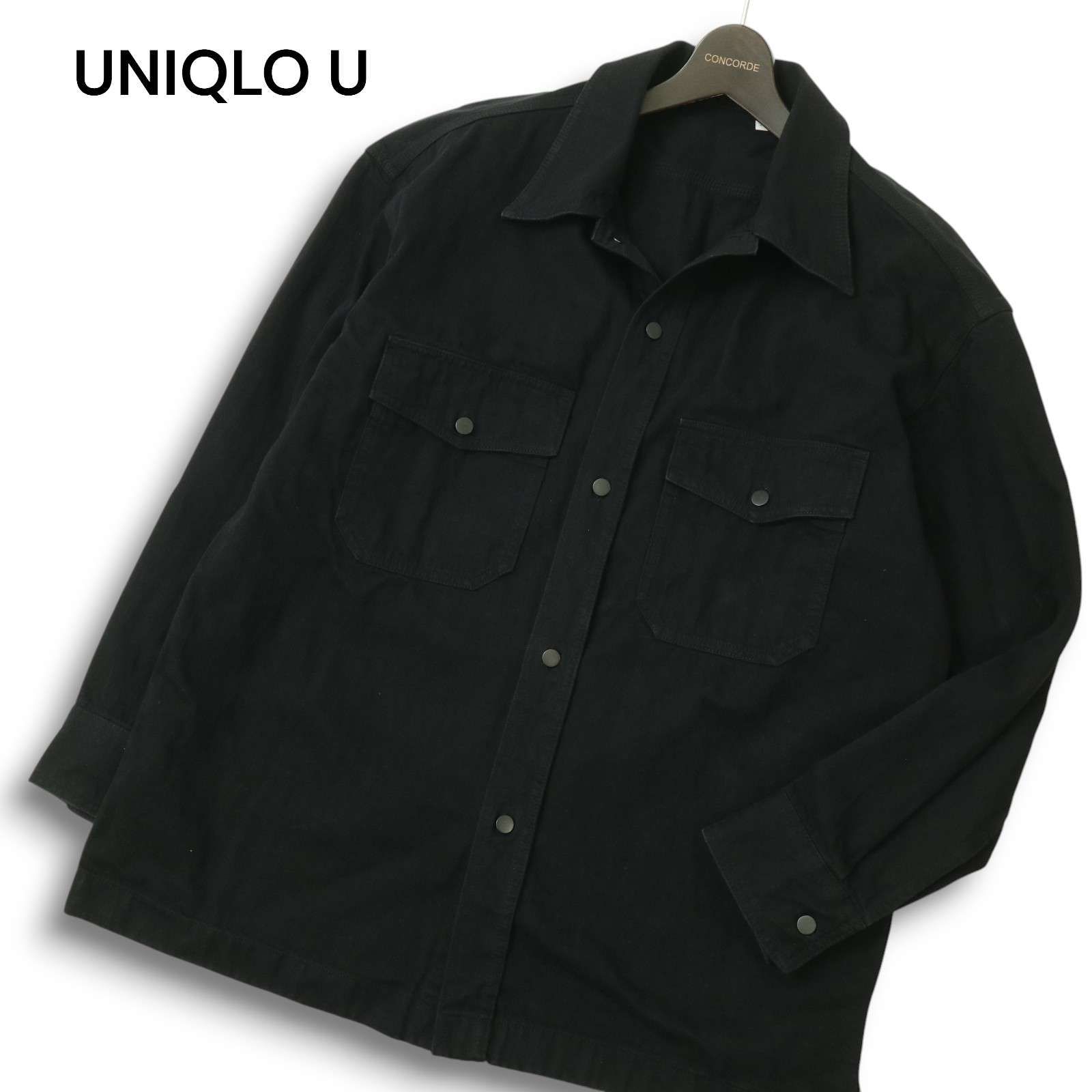 UNIQLO U ユニクロ ユー ルメール 通年☆ 長袖 デニム オーバーサイズ 