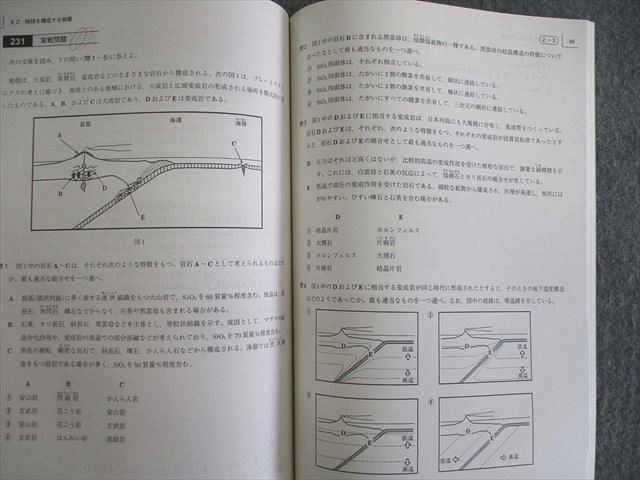 VI03-019 駿台 地学基礎共通テスト対策/図表集 テキスト通年セット 未