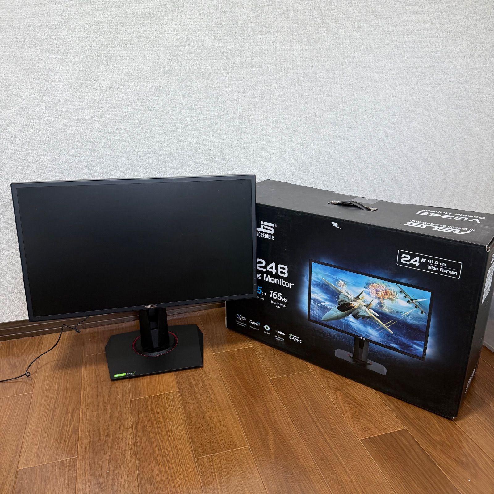 ASUS VG248QG 液晶モニター 24型ゲーミングモニター動作確認済み中古 Amazon.co.jp: Asus VG248QG 24” G-Sync Compatible Gaming