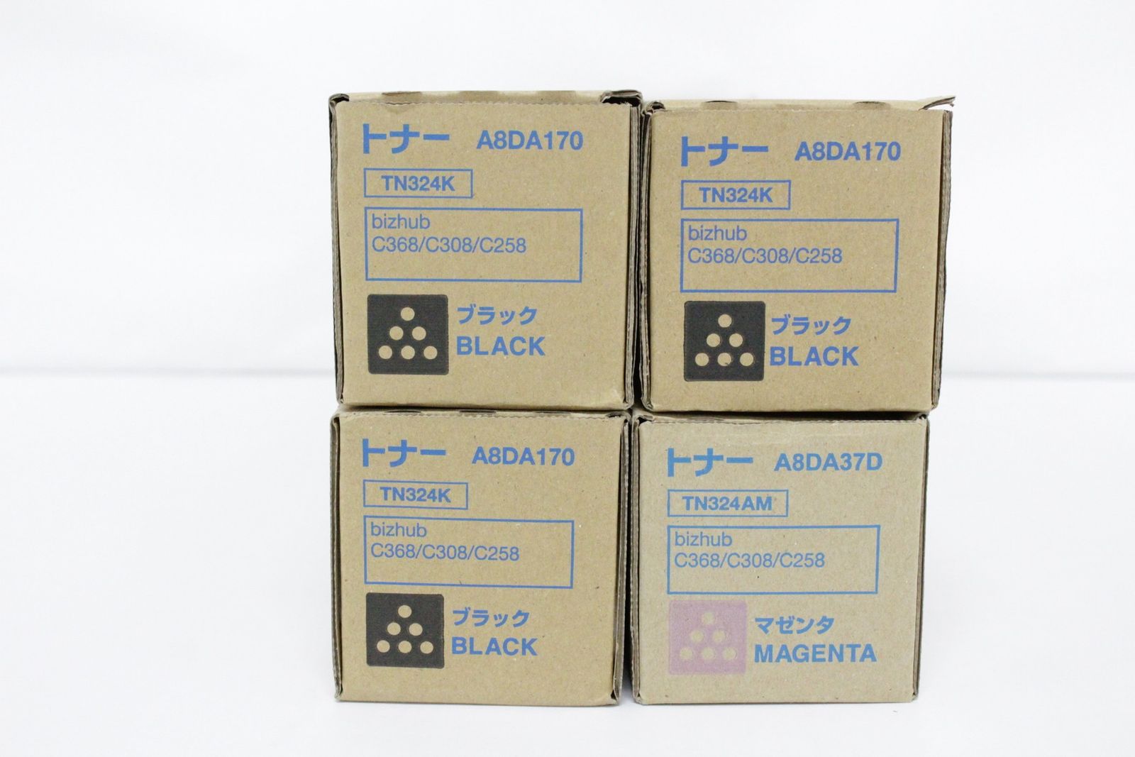 コニカミノルタ 純正 トナー TN324 2色4本 マゼンタ ブラック KONICA MINOLTA ITOLOQQ86VWU-D-F10.5-byebye