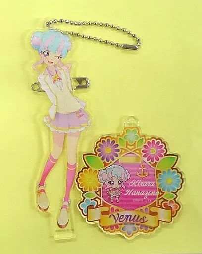 雑貨 花園きらら(制服ver.) アクリルバッジスタンドキーホルダー 