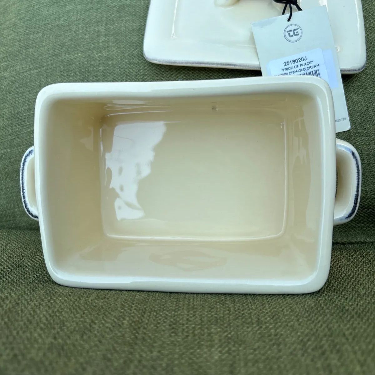 🇬🇧T&G butter case 】バターケース 入れ物 陶器 海外製品