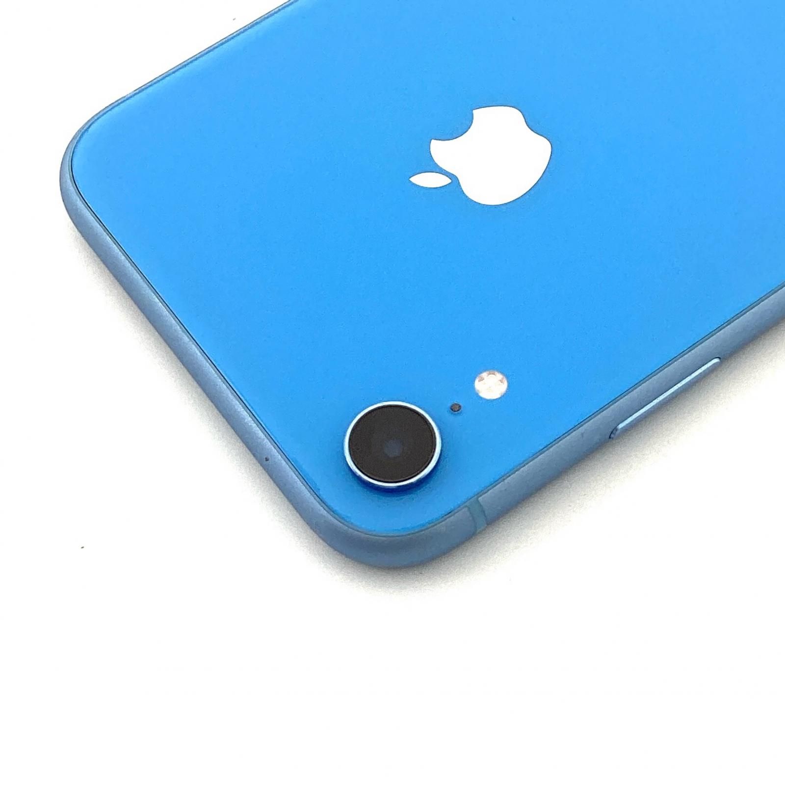 iPhone XR 256GB ブルー Softbank SIMフリー 白ロム 美品 動作確認済 