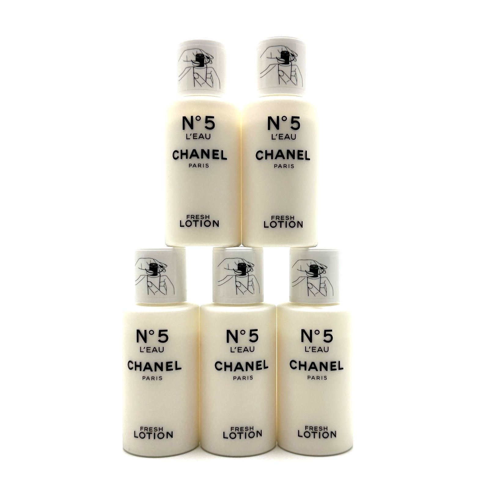 楠本質店 元住吉 シャネル CHANEL N°5 ロー フレッシュ ローション 100ｍL 5本セット