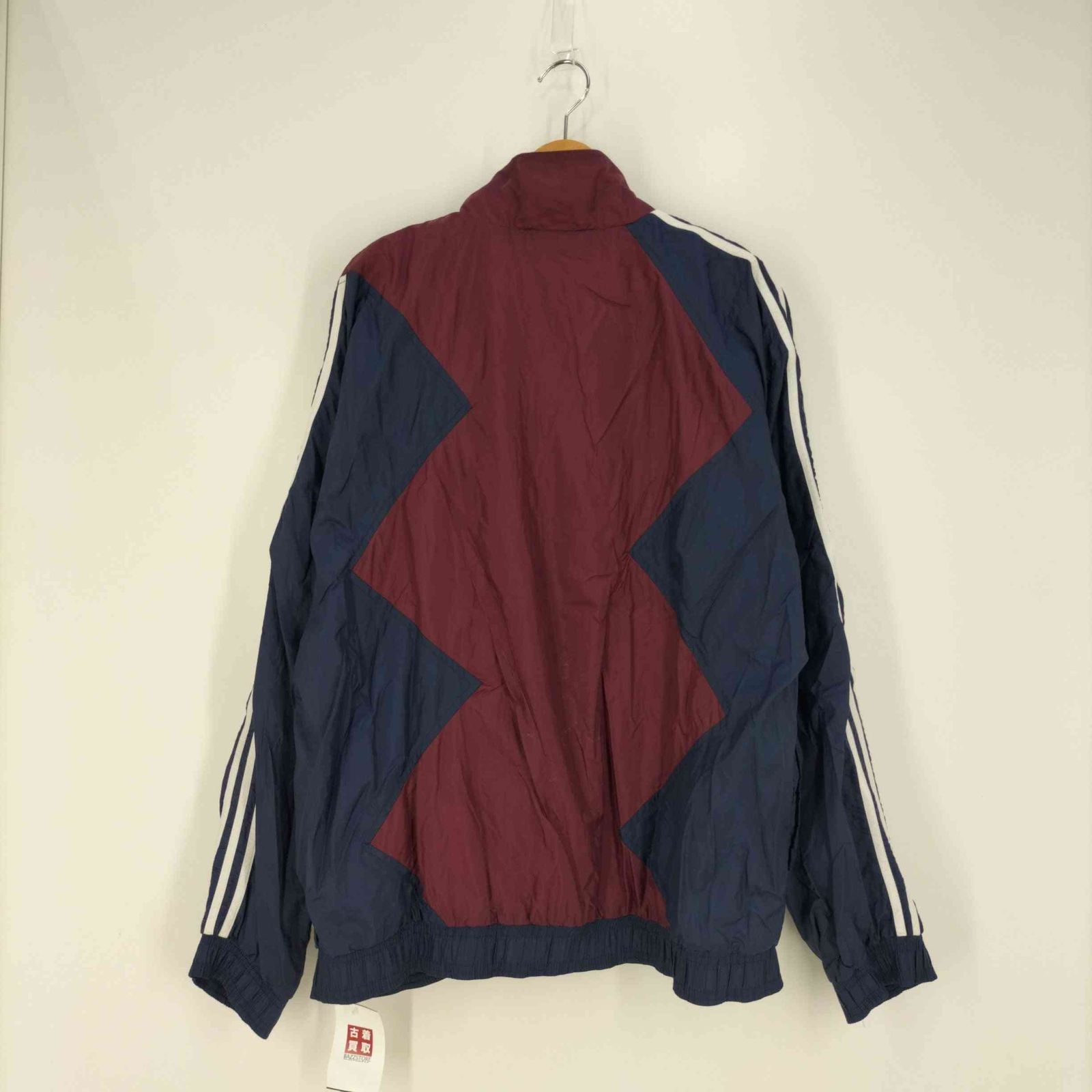 80s 国旗タグ アディダス　ナイロンパーカー　ジャージ　トラックジャケット アディダス adidas 80S 万国旗タグ刺繍 ナイロン トラック