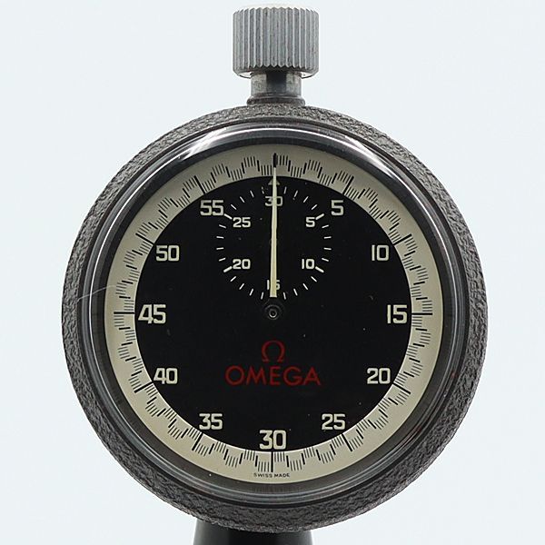 【美品】OMEGA ストップウォッチ 手巻き式 稼働品 箱あり デッドストック級 稼働 美品 箱/保証書付 定価約￥27,000 オメガ