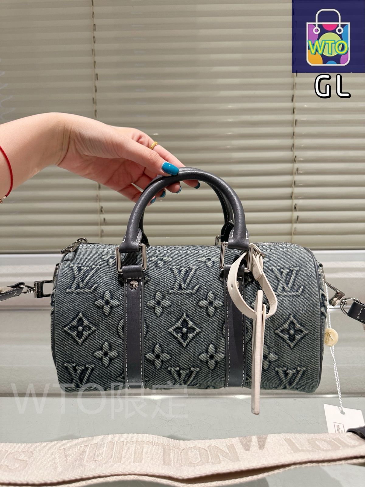 今日特価】LV Keepall Denim Pillow Bag ルイ・ヴィトン キープ