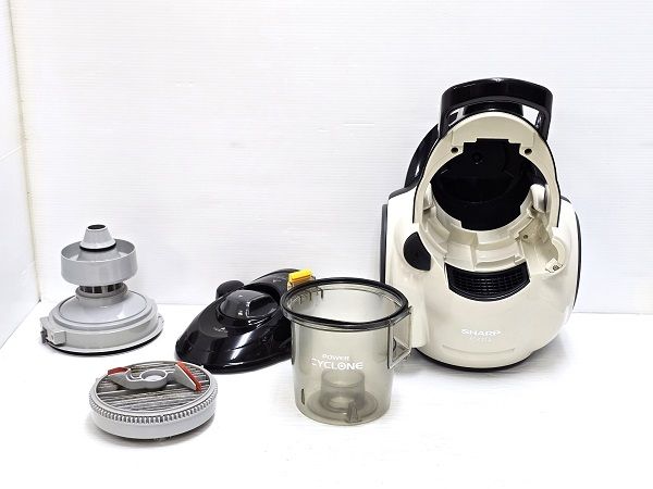SHARP EC-CT12-C サイクロン式掃除機 2016年製 Amazon | シャープ 掃除機 EC-CT12-C サイクロン キャニスター