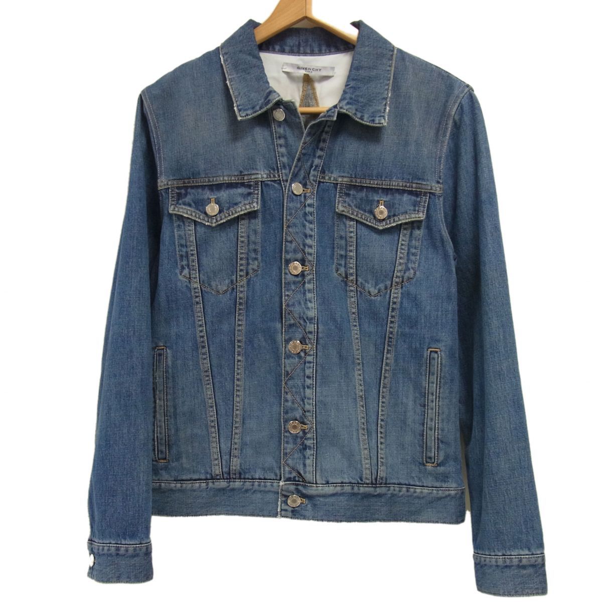 美品☆GIVENCHY ジバンシィ 18ss バックスター デニムジャケット 