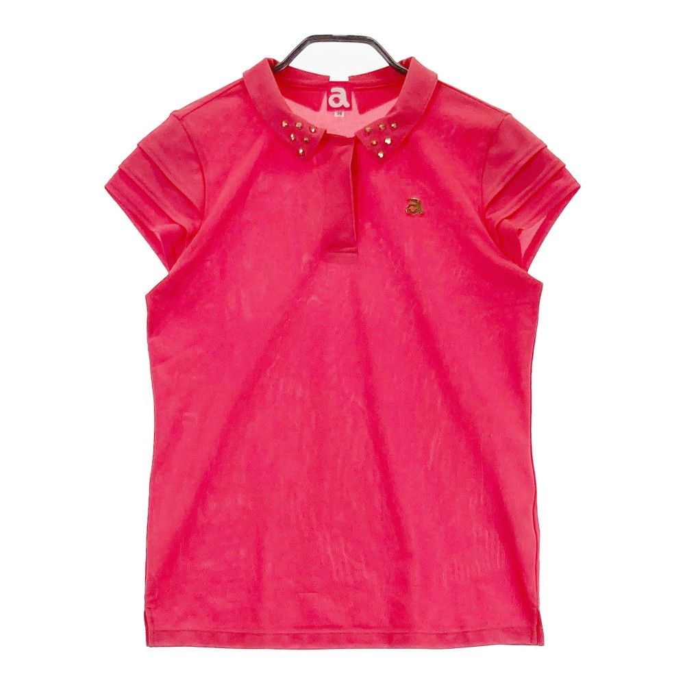 アルチビオ半袖ポロシャツ 38 ピンク/グレー サイズ：38 ARCHIVIO アルチビオ 半袖ポロシャツ ピンク系