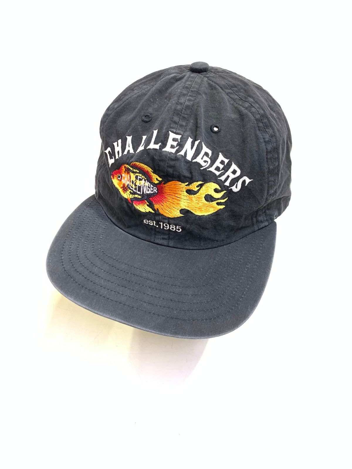 CHALLENGER チャレンジャー 22/SS CLG-AC 022-020 フレームフィッシュキャップ Fサイズ FLAME FISH CAP  ブラック - メルカリ