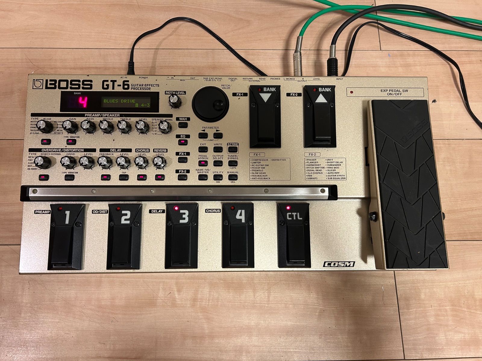 BOSS GT-6 マルチエフェクター BOSS GT-6っていいマルチエフェクターだったよね