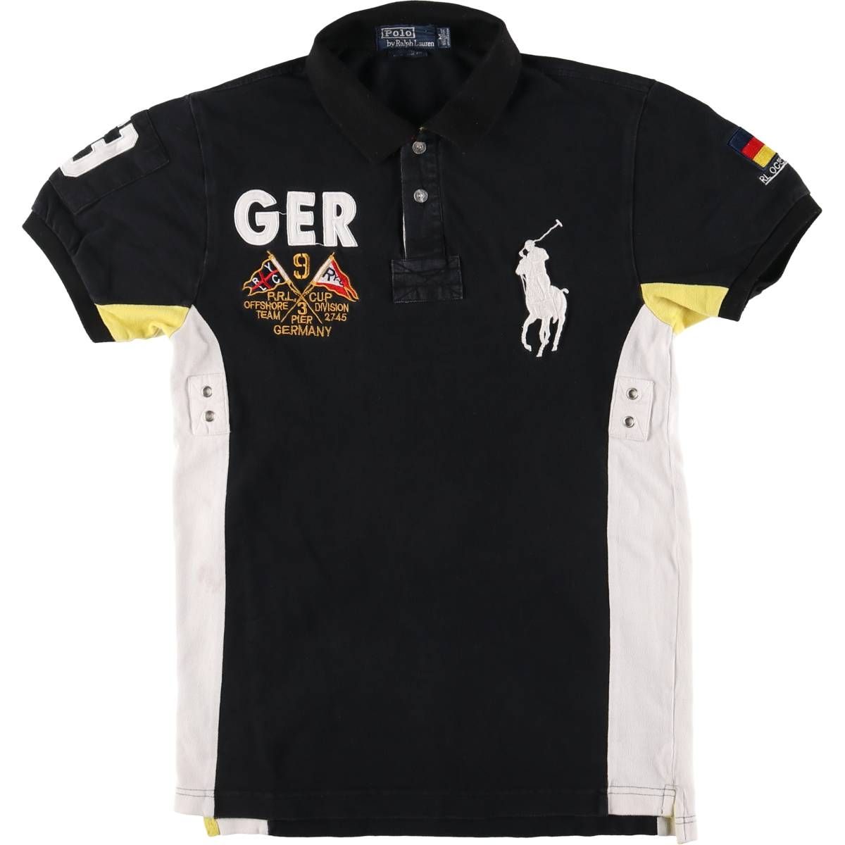 古着 ラルフローレン Ralph Lauren POLO Ralph Lauren CUSTOM CUSTOM FIT ビックポニー 半袖 ポロシャツ レディースM相当|eaa542945