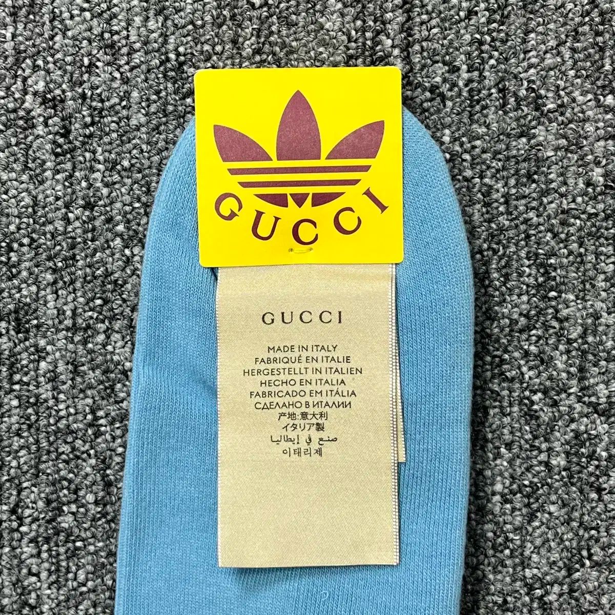 新品未使用！GUCCI×アディダス ソックス 靴下 正規品大特価】新品未使用 Gucci×adidas コラボ品 ソックス 靴下